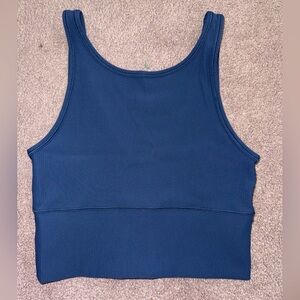 🌟NWOT🌟 Lululemon Power Pivot Ribbed Tank Top Blue Size 6